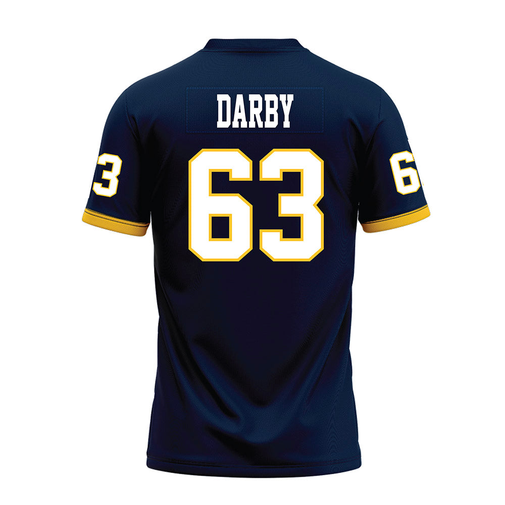 Murray State - NCAA Football : Jake Darby - Navy Premium Football Jersey-1