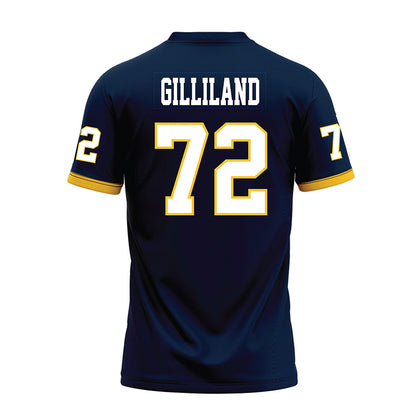 Murray State - NCAA Football : Carson Gilliland - Navy Premium Football Jersey-1