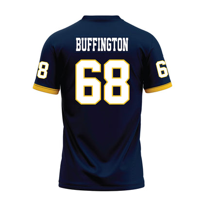 Murray State - NCAA Football : Wyatt Buffington - Navy Premium Football Jersey-1