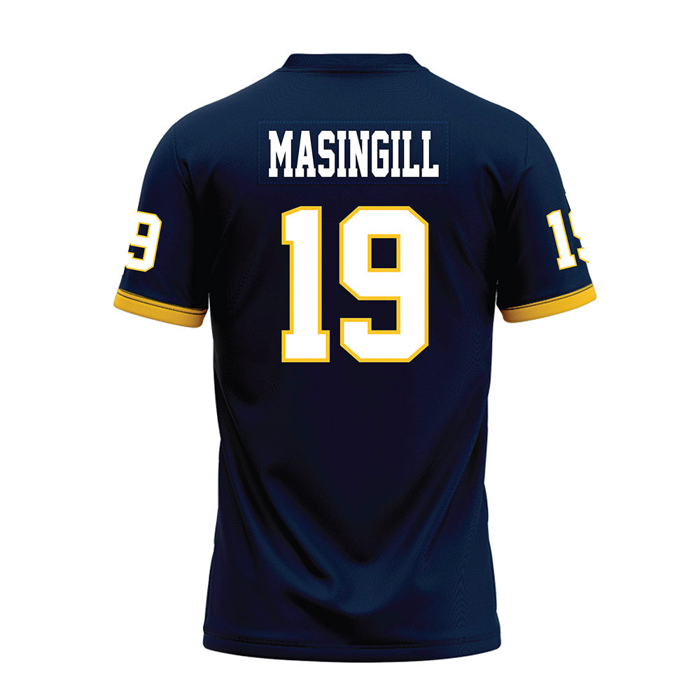 Murray State - NCAA Football : Matt Masingill - Navy Premium Football Jersey-1