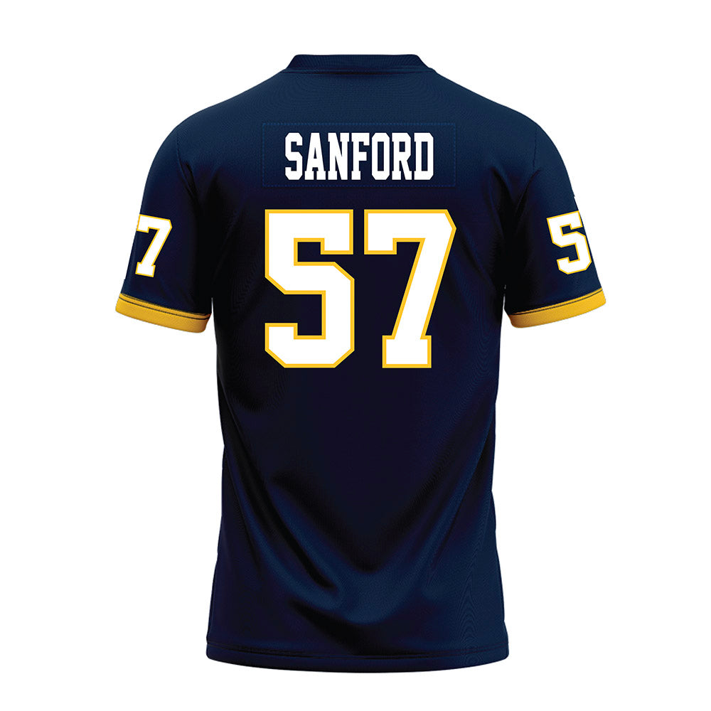 Murray State - NCAA Football : Garrett Sanford - Navy Premium Football Jersey-1