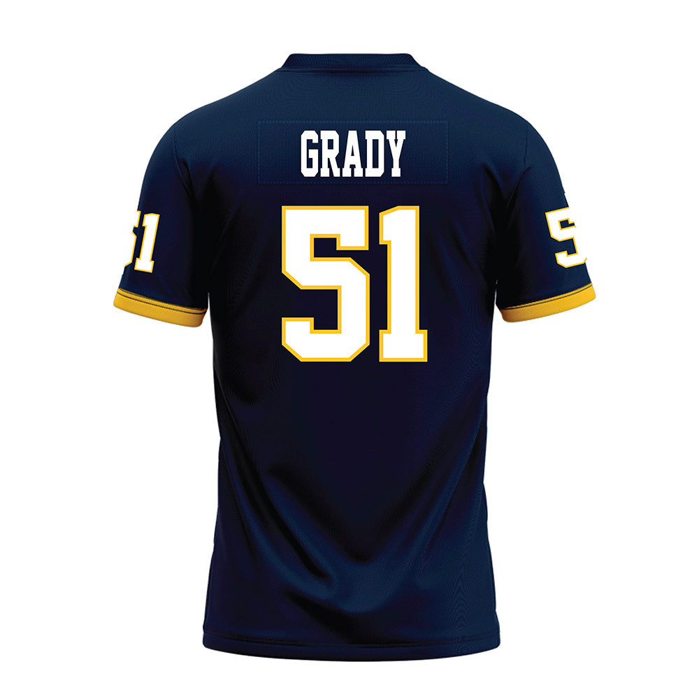 Murray State - NCAA Football : zaccheous grady - Navy Premium Football Jersey-1