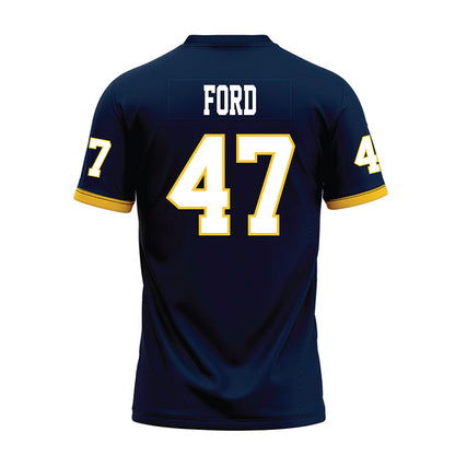 Murray State - NCAA Football : Cooper Ford - Navy Premium Football Jersey-1