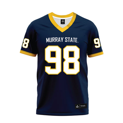 Murray State - NCAA Football : Michael Tilmon - Navy Premium Football Jersey-0