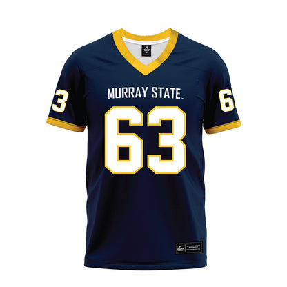 Murray State - NCAA Football : Jake Darby - Navy Premium Football Jersey-0