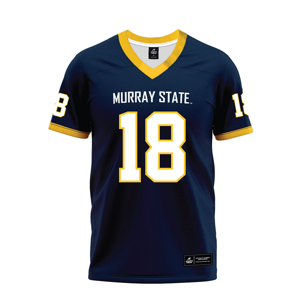 Murray State - NCAA Football : HANK LAGORCE - Navy Premium Football Jersey-0