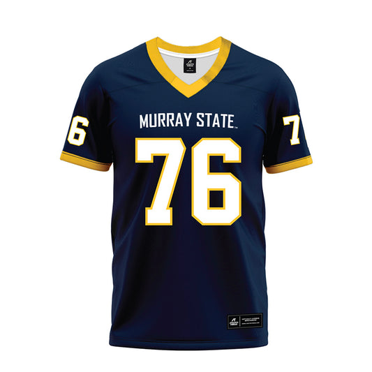Murray State - NCAA Football : Daniel Cole - Navy Premium Football Jersey-0