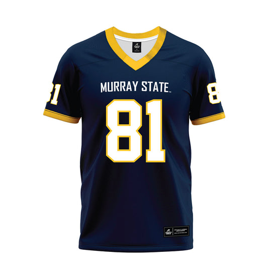 Murray State - NCAA Football : Noah Berrini - Navy Premium Football Jersey-0
