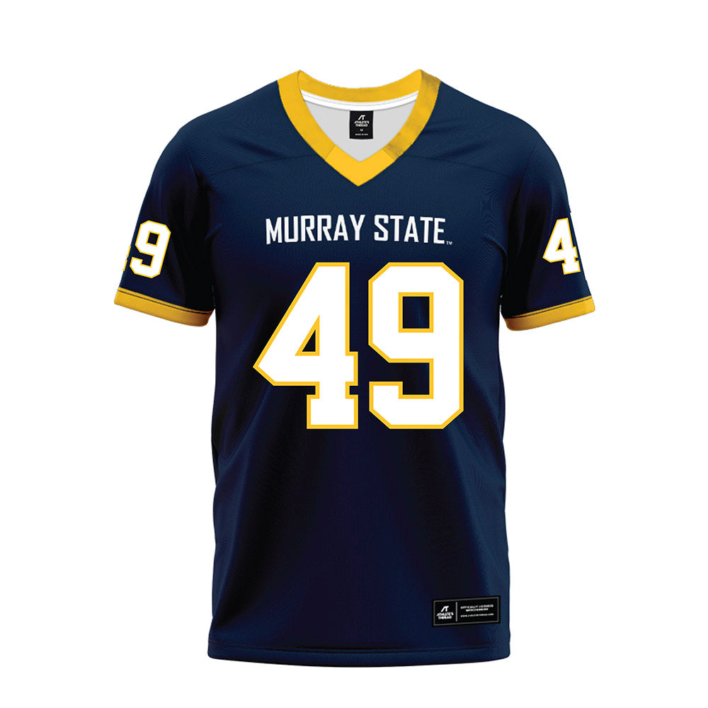 Murray State - NCAA Football : Jackson Mann - Navy Premium Football Jersey-0