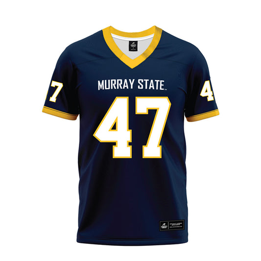 Murray State - NCAA Football : Cooper Ford - Navy Premium Football Jersey-0