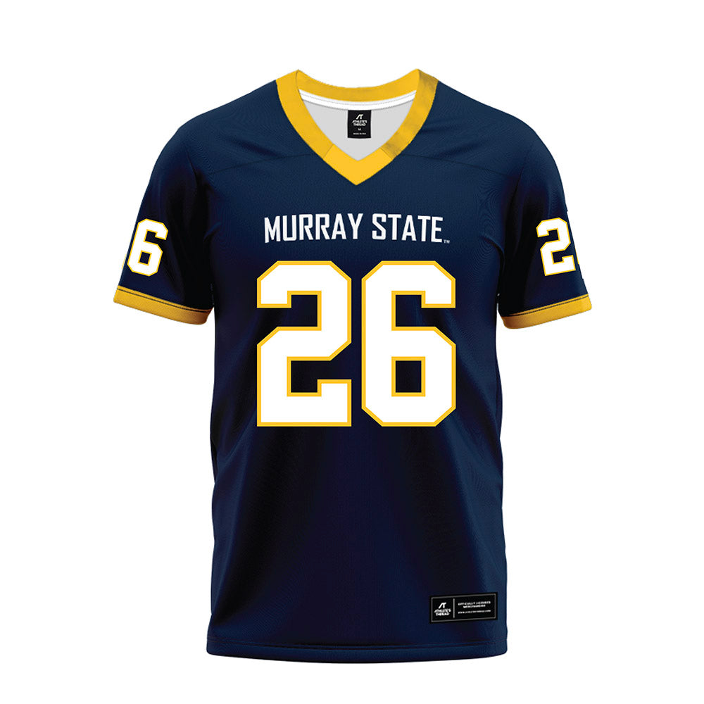 Murray State - NCAA Football : Rett Hemphill - Navy Premium Football Jersey-0
