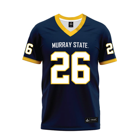 Murray State - NCAA Football : Rett Hemphill - Navy Premium Football Jersey-0