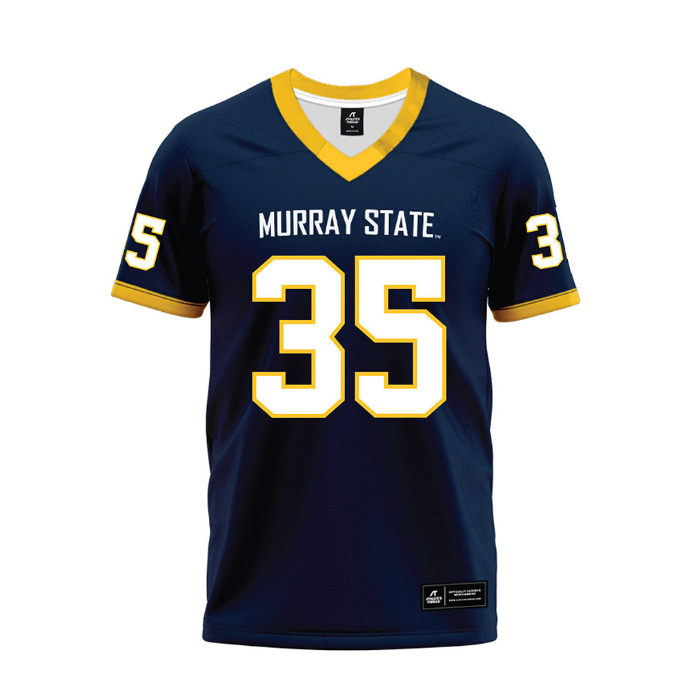 Murray State - NCAA Football : Tyler Dorn - Navy Premium Football Jersey-0