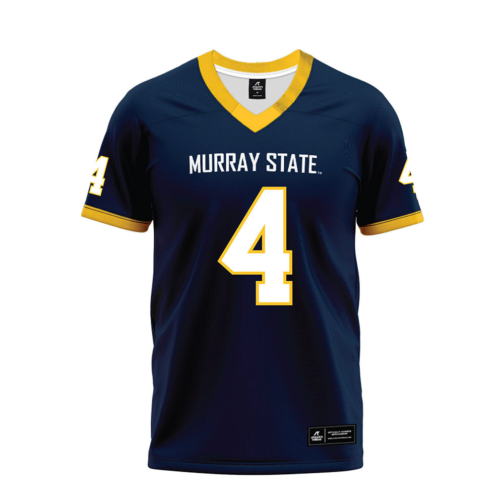 Murray State - NCAA Football : Thomas OHara - Navy Premium Football Jersey-0