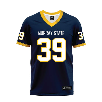 Murray State - NCAA Football : Malachi Williams - Navy Premium Football Jersey