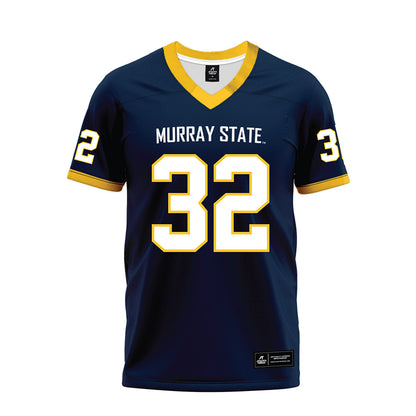 Murray State - NCAA Football : Dylan Embry - Navy Premium Football Jersey-0