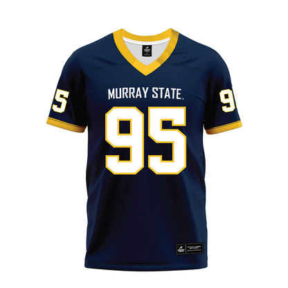 Murray State - NCAA Football : AaMarii Lofton - Navy Premium Football Jersey-0