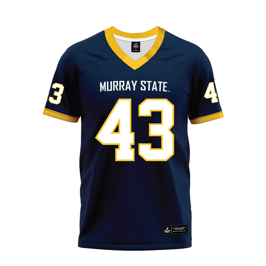 Murray State - NCAA Football : Alex Swafford - Navy Premium Football Jersey-0