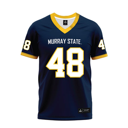 Murray State - NCAA Football : Everett Currie - Navy Premium Football Jersey-0
