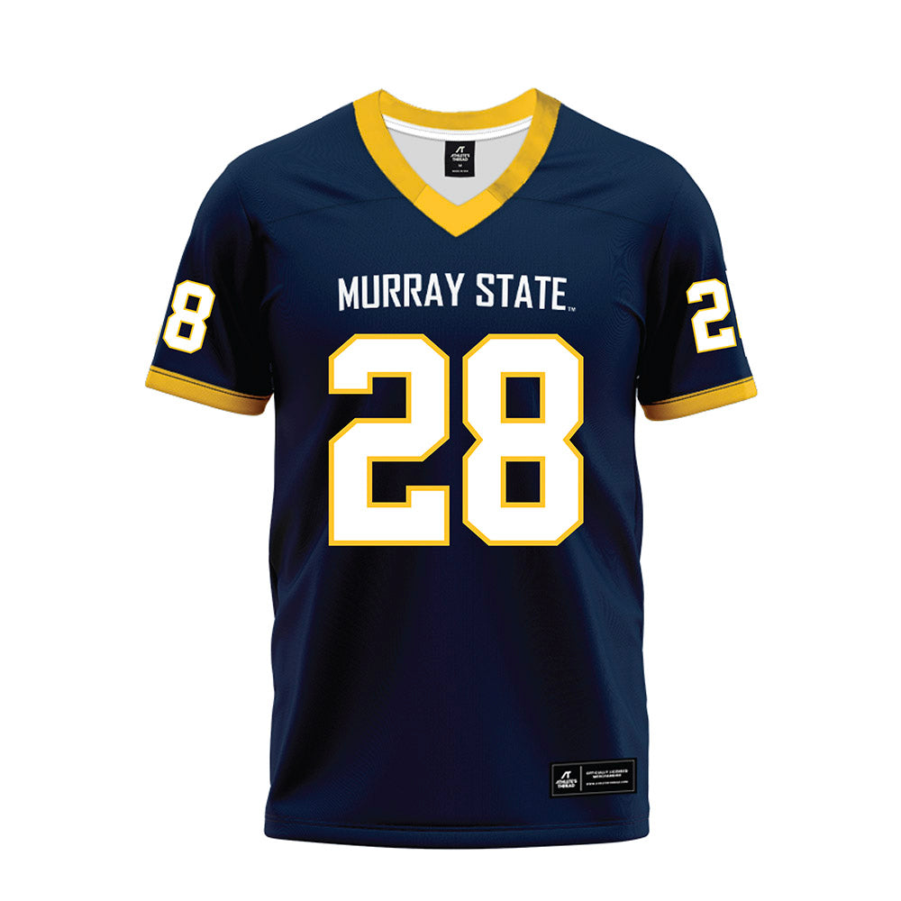 Murray State - NCAA Football : Tre Darden - Navy Premium Football Jersey-0