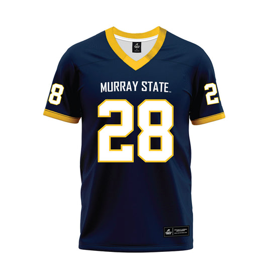 Murray State - NCAA Football : Tre Darden - Navy Premium Football Jersey-0