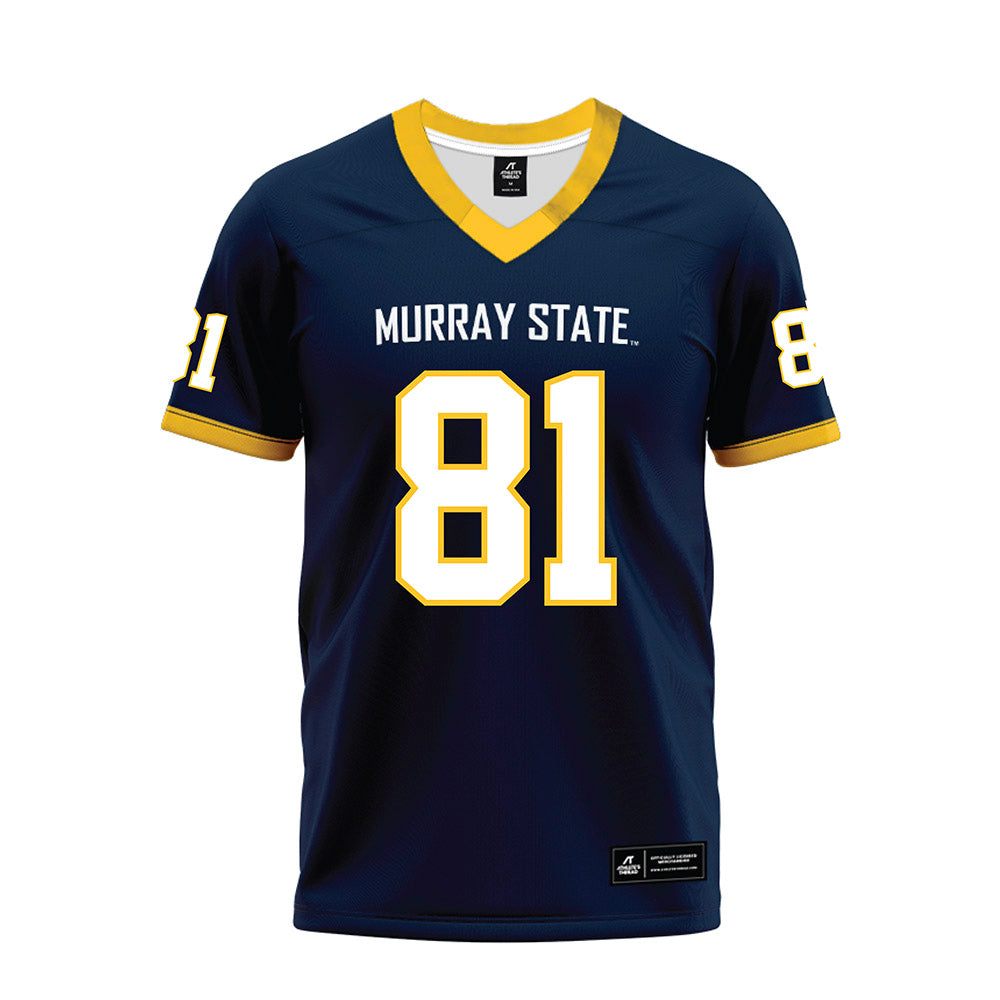 Murray State - NCAA Football : Ty Brown - Navy Premium Football Jersey-0