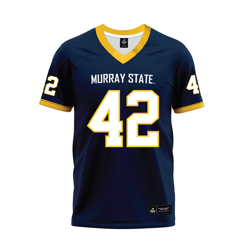 Murray State - NCAA Football : Jaquan Redfern - Navy Premium Football Jersey-0