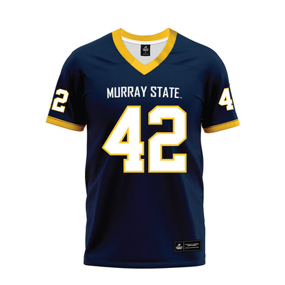 Murray State - NCAA Football : Jaquan Redfern - Navy Premium Football Jersey-0