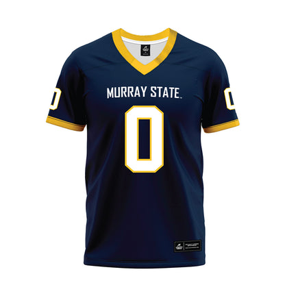 Murray State - NCAA Football : Kobe Roberts - Navy Premium Football Jersey-0