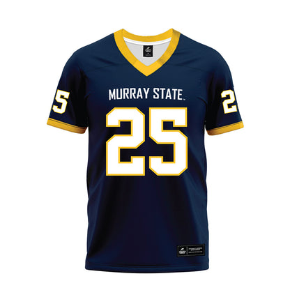 Murray State - NCAA Football : Tate Collins - Navy Premium Football Jersey-0