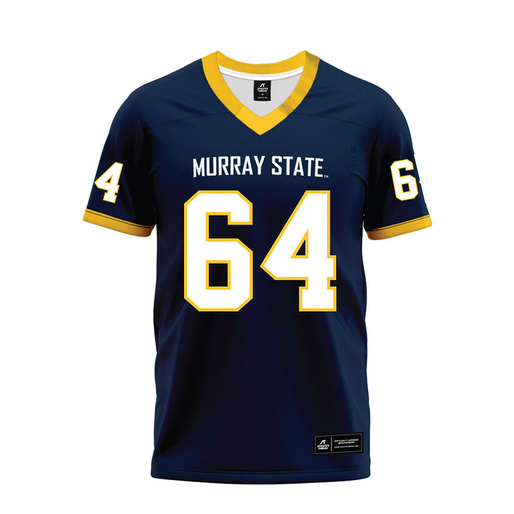 Murray State - NCAA Football : Kenneth McGill - Navy Premium Football Jersey-0