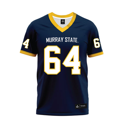 Murray State - NCAA Football : Kenneth McGill - Navy Premium Football Jersey-0