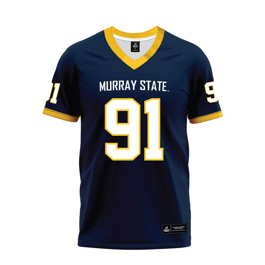 Murray State - NCAA Football : Jerome Logan Jr - Navy Premium Football Jersey