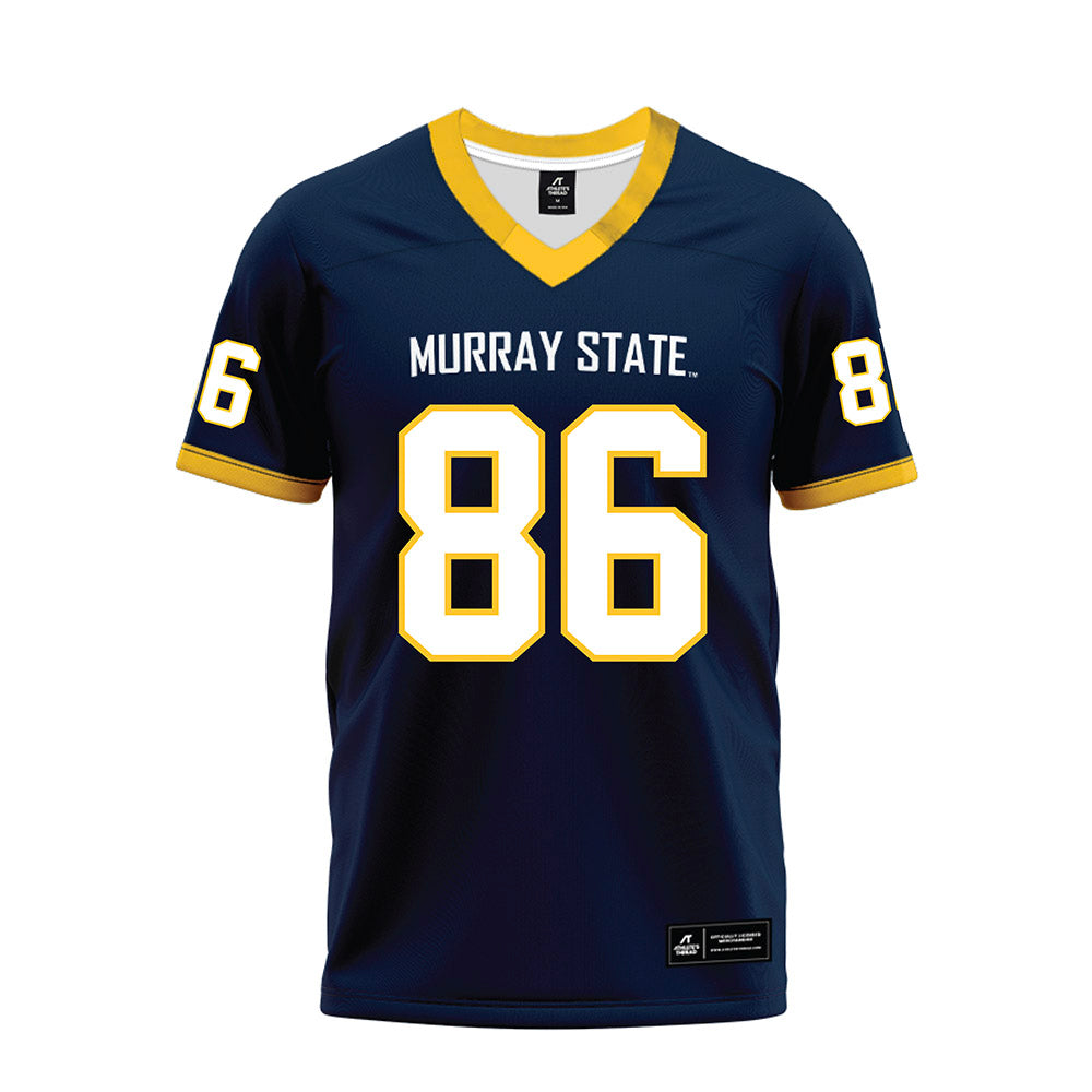 Murray State - NCAA Football : Reece Wilder - Navy Premium Football Jersey-0