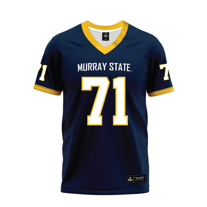 Murray State - NCAA Football : Cameron Stancil - Navy Premium Football Jersey-0