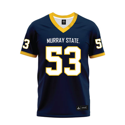 Murray State - NCAA Football : Jordan Sonnabend - Navy Premium Football Jersey