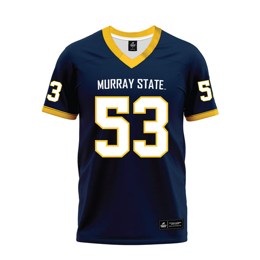 Murray State - NCAA Football : Jordan Sonnabend - Navy Premium Football Jersey