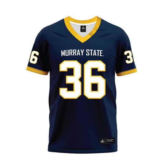 Murray State - NCAA Football : Josh Murphy - Navy Premium Football Jersey-0