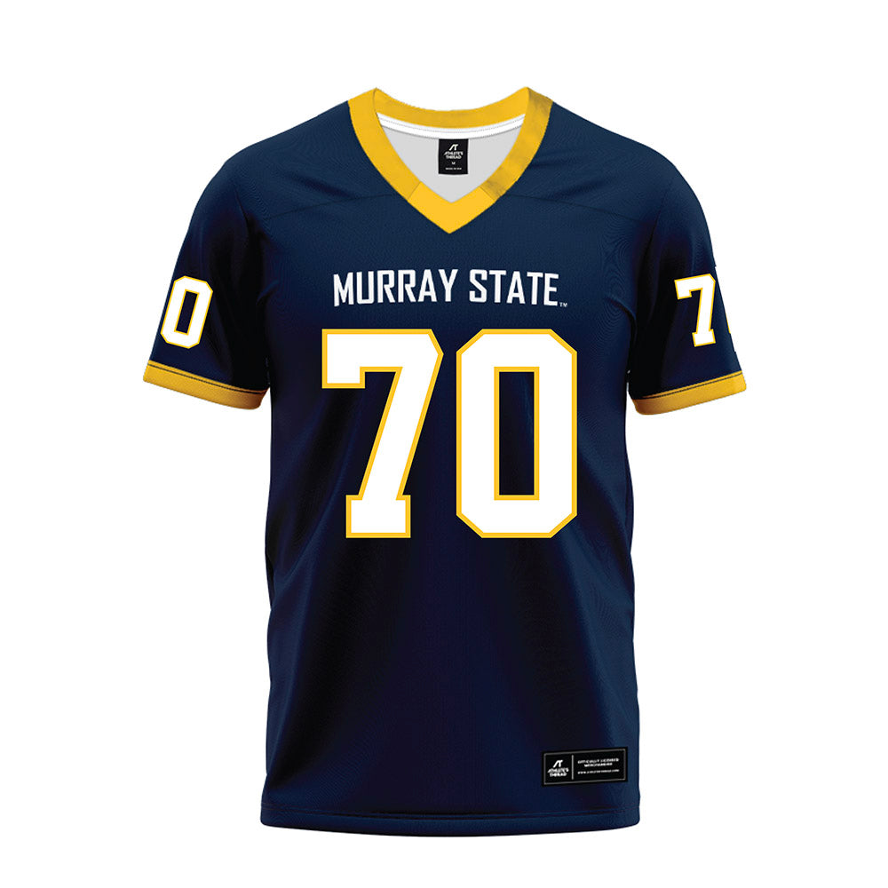 Murray State - NCAA Football : Brandon Mills - Navy Premium Football Jersey-0