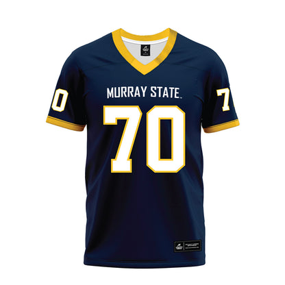 Murray State - NCAA Football : Brandon Mills - Navy Premium Football Jersey-0