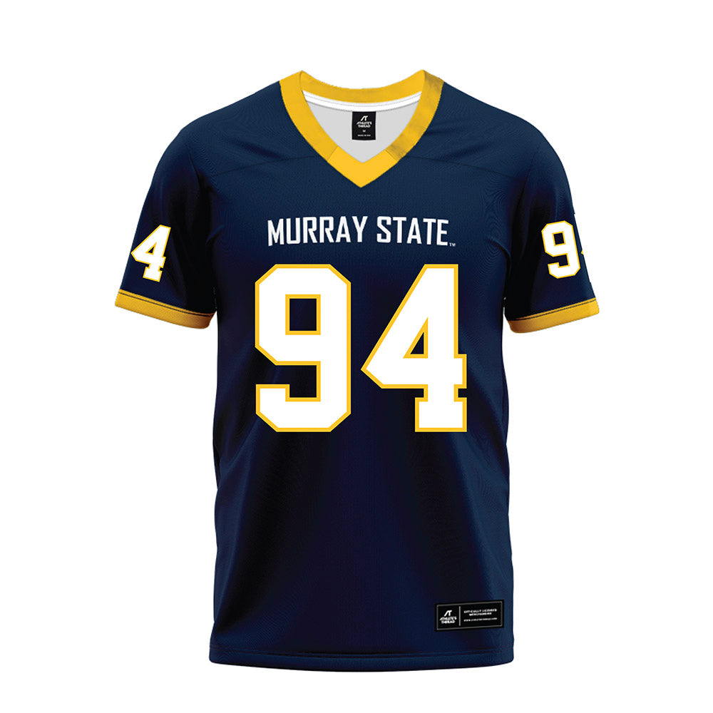 Murray State - NCAA Football : Rickshun Wilson - Navy Premium Football Jersey-0