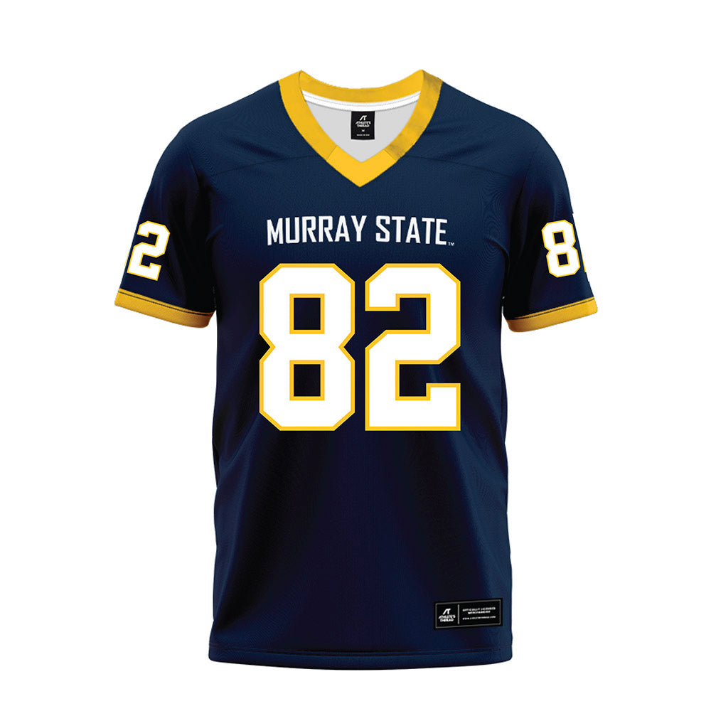 Murray State - NCAA Football : Arnett Hayes - Navy Premium Football Jersey-0