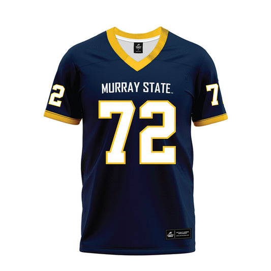 Murray State - NCAA Football : Cameron Mayes-Stancil - Navy Premium Football Jersey-0