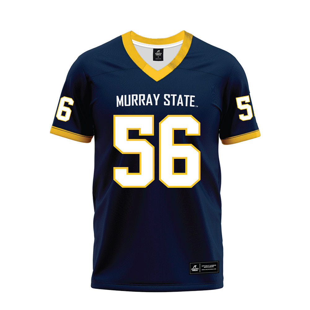 Murray State - NCAA Football : Graham McLelland - Navy Premium Football Jersey-0
