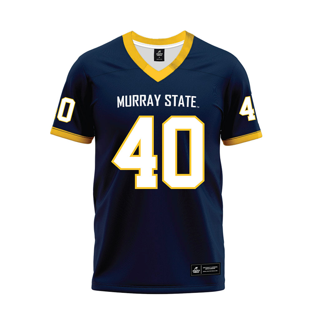 Murray State - NCAA Football : Jay Walker - Navy Premium Football Jersey-0