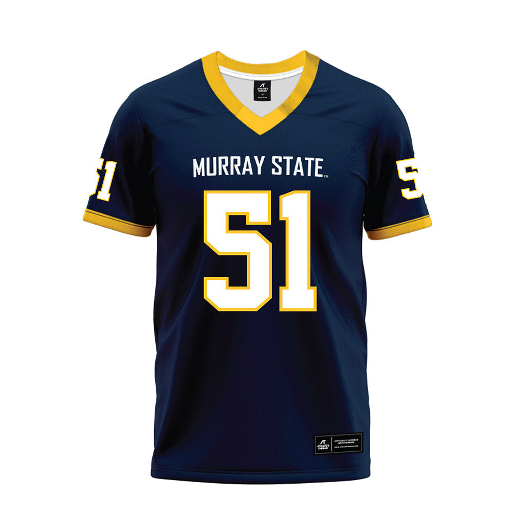 Murray State - NCAA Football : Zj Grady - Navy Premium Football Jersey-0