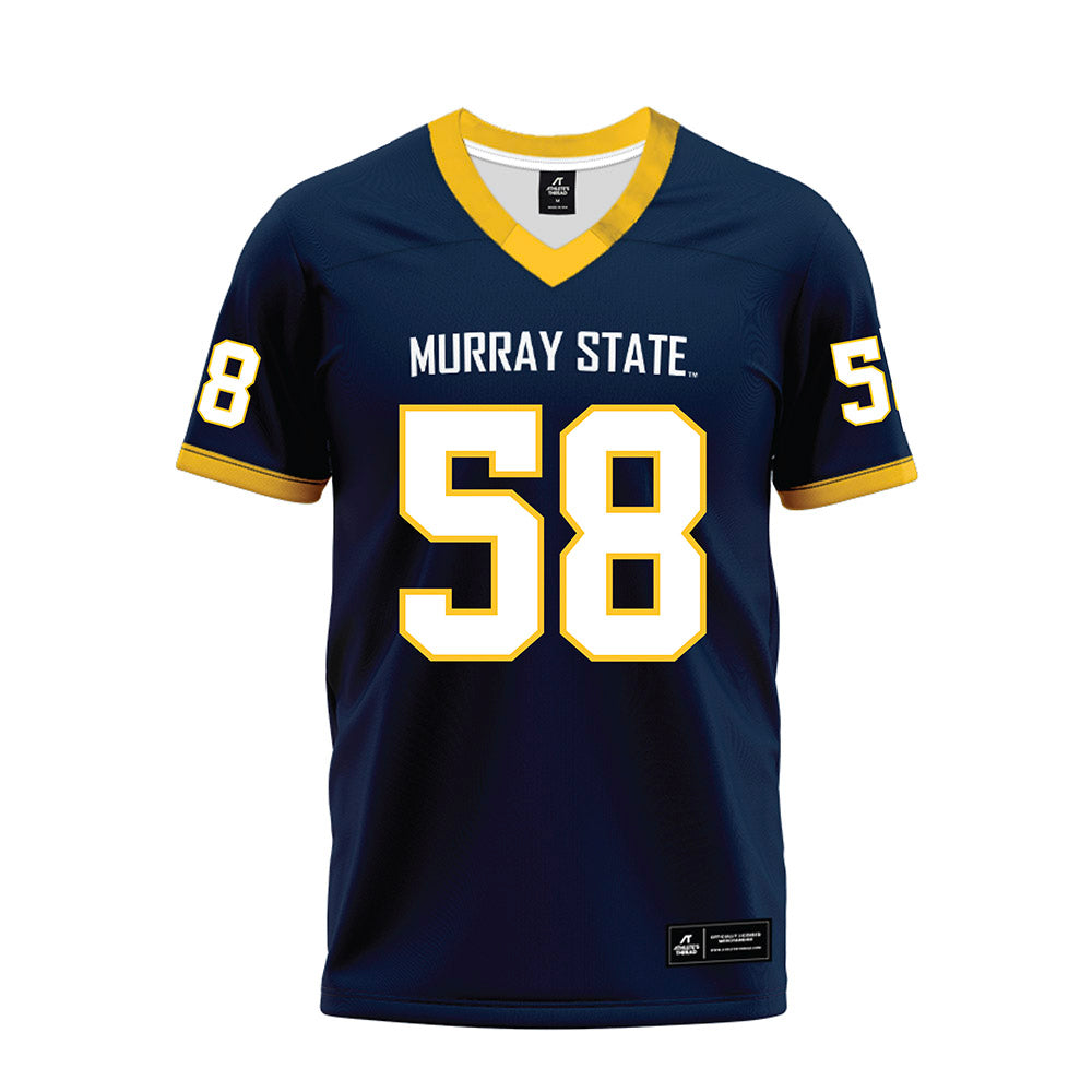 Murray State - NCAA Football : Brody Phelps - Navy Premium Football Jersey-0