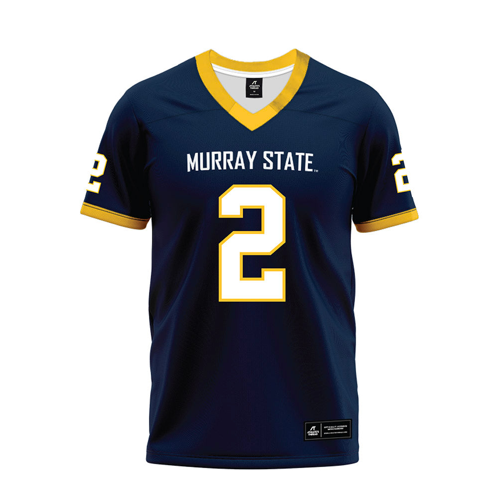 Murray State - NCAA Football : Jkalon Carter - Navy Premium Football Jersey-0