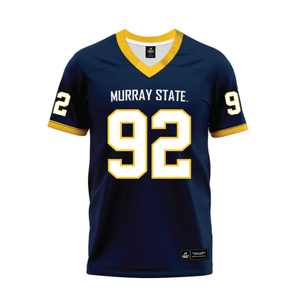 Murray State - NCAA Football : JJ Chatman - Navy Premium Football Jersey-0