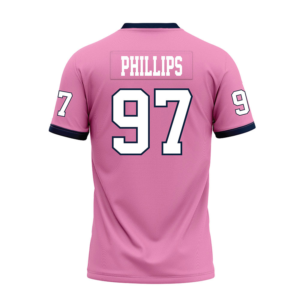Murray State - NCAA Football : Harlem Phillips - Pink Premium Football Jersey-1